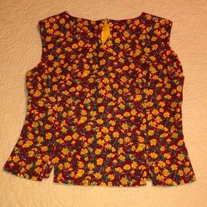 Vintage Floral Blouse